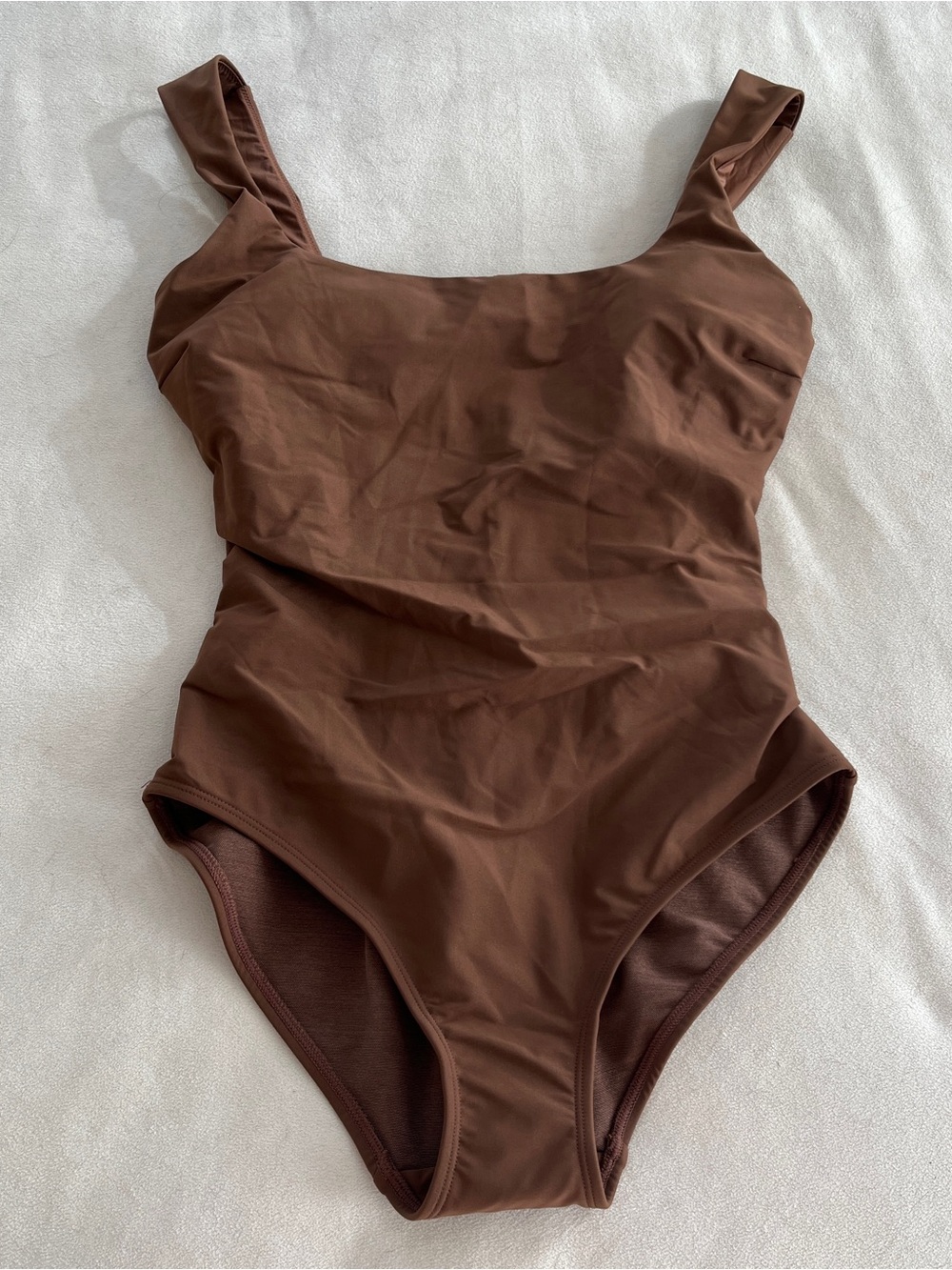Stylest Classic Brown Scoop One-Piece Swimsuit Size XS NWT - Picture 3 of 7
